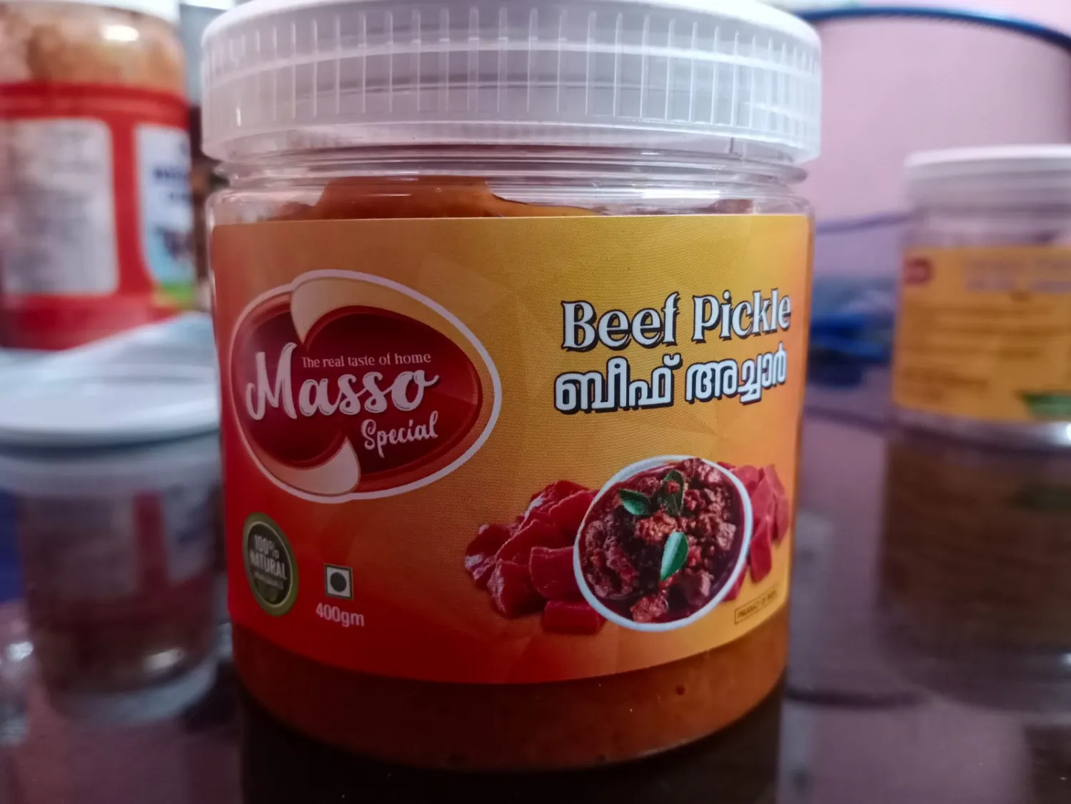 Beef pickle .Masso The Real Taste Of Kerala Homemade Special Beef Pickle (ബീഫ് അച്ചാർ) - 200g, 400g | Natural & Organic Homemade Beef Pickle | Beef Achar