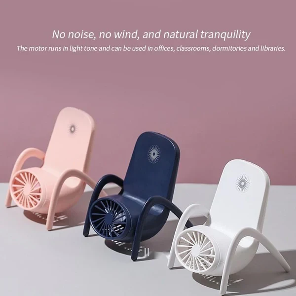 Portable Mobile Phone Holder Fan – Handheld, Multi-Function (Battery Not Include)