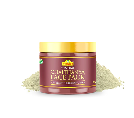 Megha's Chaithanya Face Pack For Beautiful Glowing Face 50gm