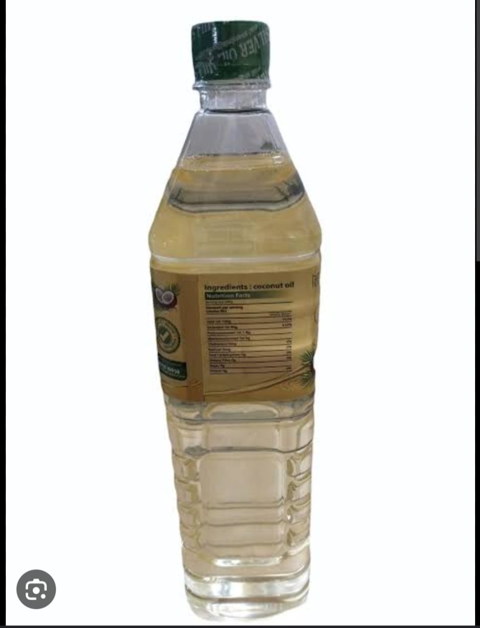 Lilly's Pure Natural Organic Coconut Oil (വെളിച്ചെണ്ണ) - 1 Ltr | Pure Kerala Homemade Coconut Oil | Hair & Cooking Oil