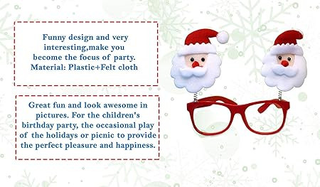 Christmas Special Eyeglass (Set Of 2) For All Age Category