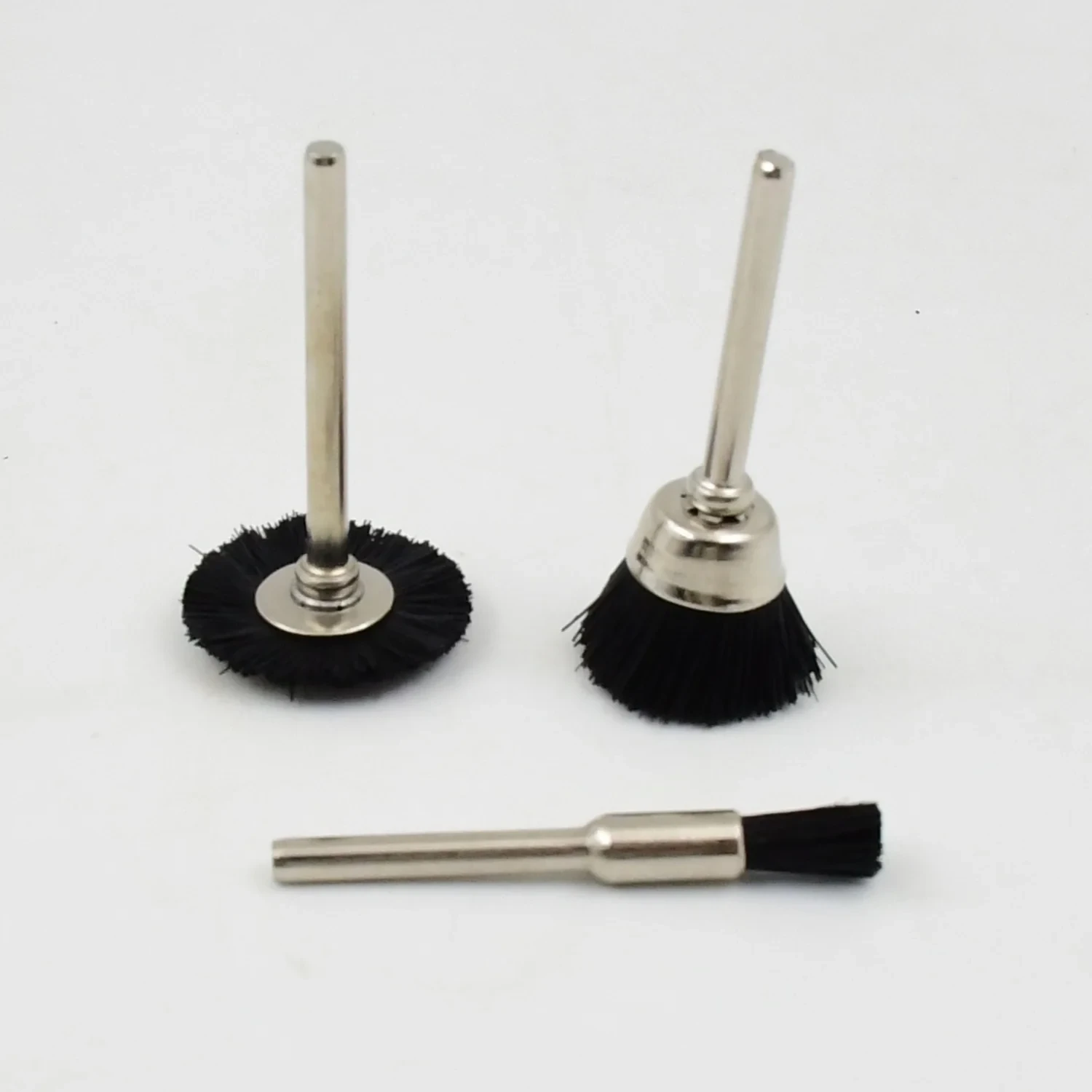Brass Wire Wheels, Shank Metal Grinding Brush, Rust Removal Tool, Round copper wire for Removing Burrs, Abrasive Cup Brushes polishing tools (3 Pcs Set)