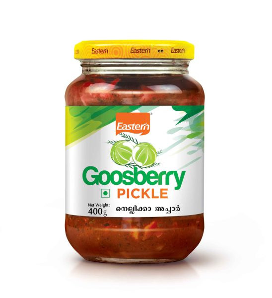 Kerala Eastern Spicy & Tasty Gooseberry Pickle (നെല്ലിക്ക അച്ചാർ) - 400g bottle | Gooseberry Achar