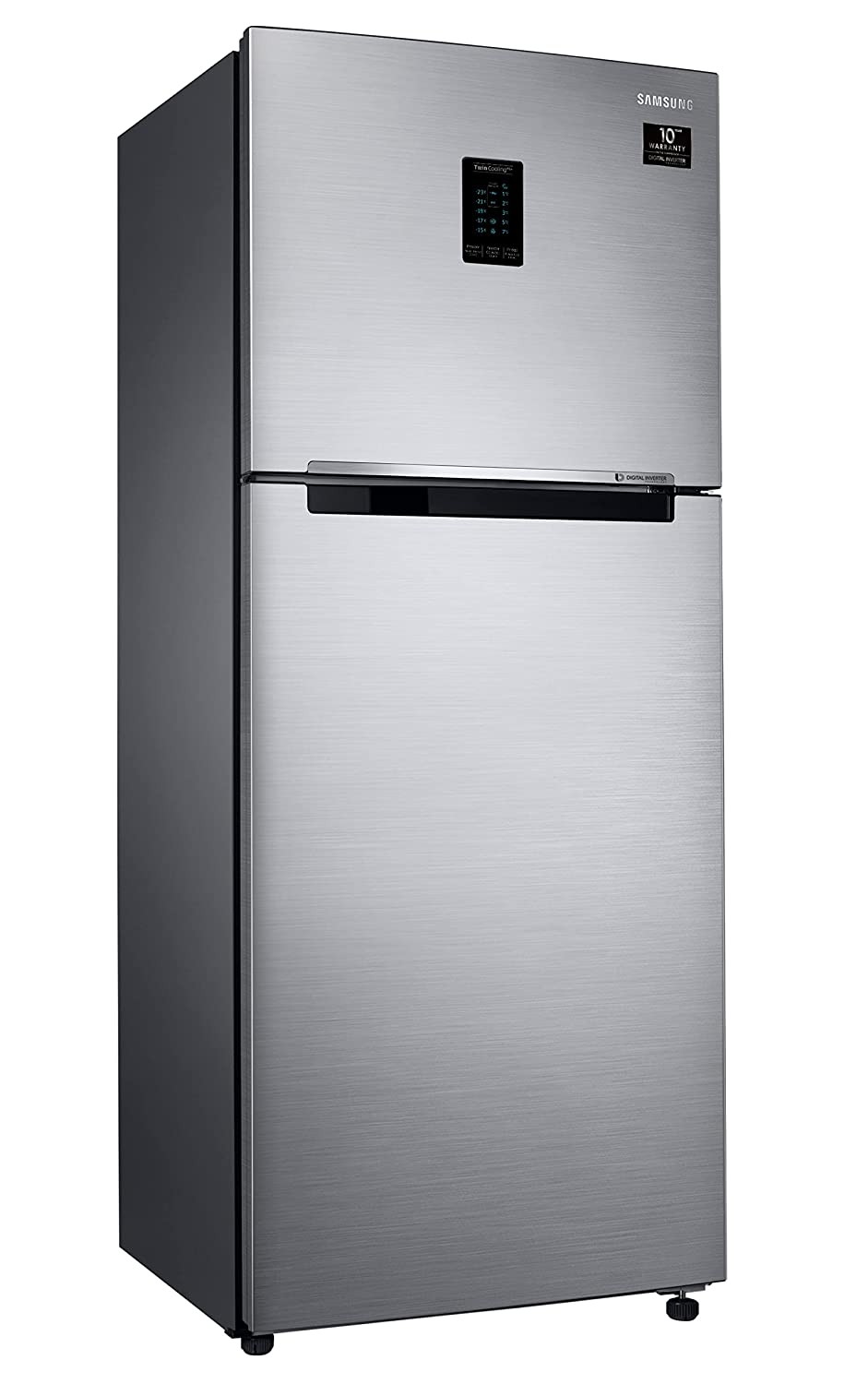 Samsung 324 L 2 Star Inverter Frost-Free Double Door Refrigerator (RT34B4542S8/HL, Elegant Inox, Convertible 5In 1)
