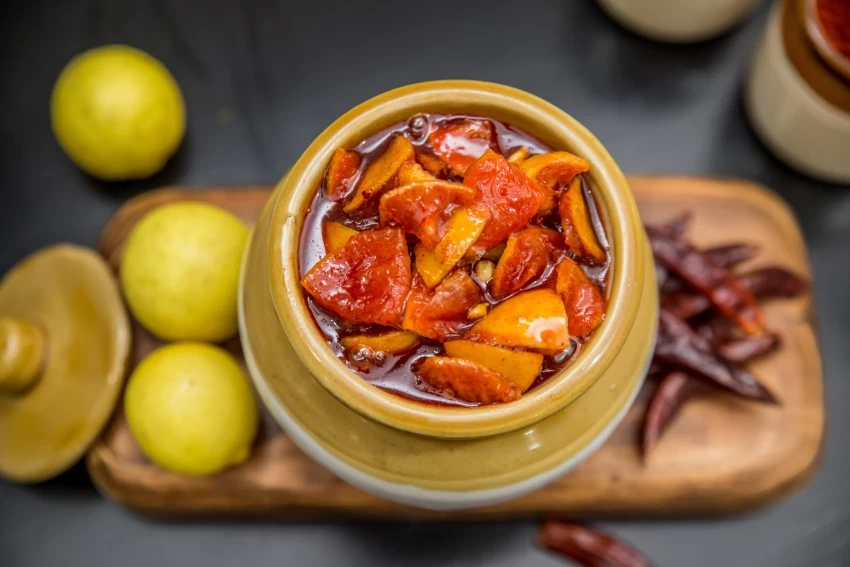 Lilly's Pickles Kerala Style Homemade Fresh Salty & Spicy Lemon Pickle (നാരങ്ങ അച്ചാർ) - 100 gm, 250 gm, 500 gm, 1 Kg | Lemon Achar
