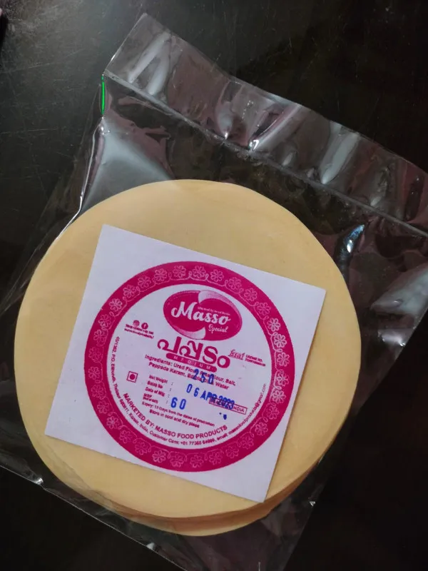 Pappadam. The Real Taste Of Kerala Homemade Special Pappadam(പപ്പടം)100g,165g,250g| Natural & organic Homemade Pappadam